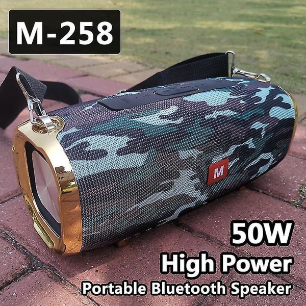 50 W:n langaton Bluetooth kaiutin, ulkona toimiva subwoofer-ääni