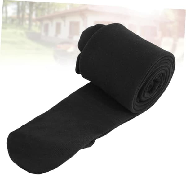 Efterår og Vinter Fleeceforede Leggings Plus Bukser Høj Elasticitet Sort Tråd Bomuldsstrømper