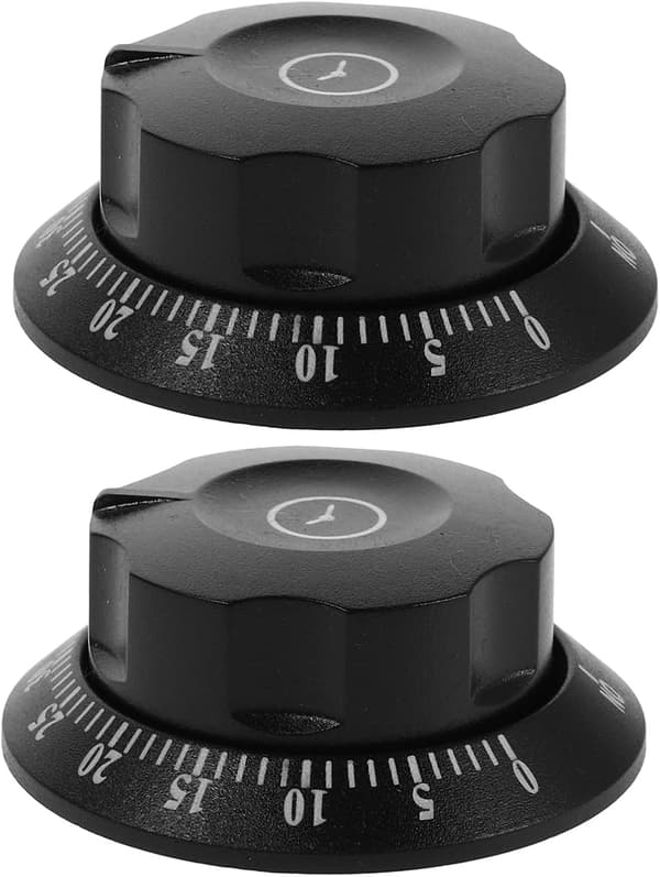 2st Bell Reminder Switch Knopp Mekanisk Nedräkningstimer Matlagningstimer Påminnelse Manuell Matlagning Plast