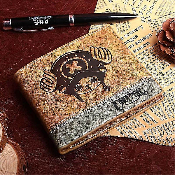 One Piece Anime Plånbok Luffy Plånbok Zoro Ace Bounty Mönster Pu Kawaii Plånbokshållare Plånbok B1