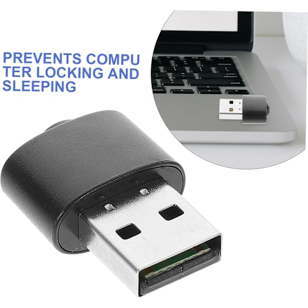 Uoppdagelig Musebeveger Musejiggler for PC Auto Clicker USB Musejiggler Hindrer Datamaskinen i å Låse Seg og Gå i Hvilemodus