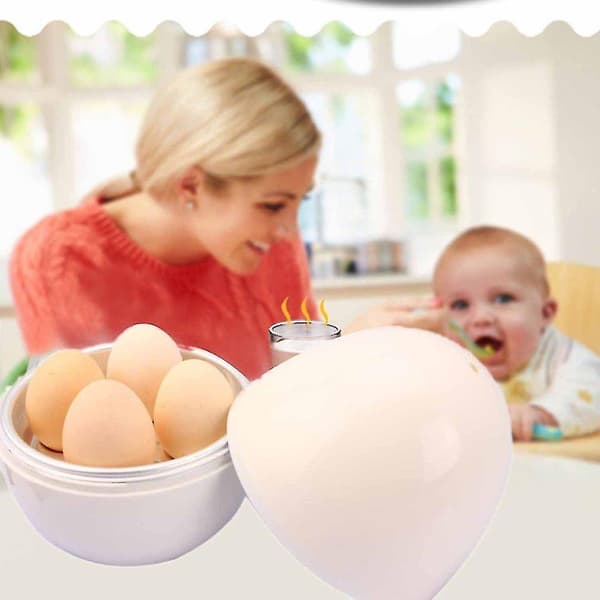 Eggdamper til mikrobølgeovn, 4 egg, 1 stk