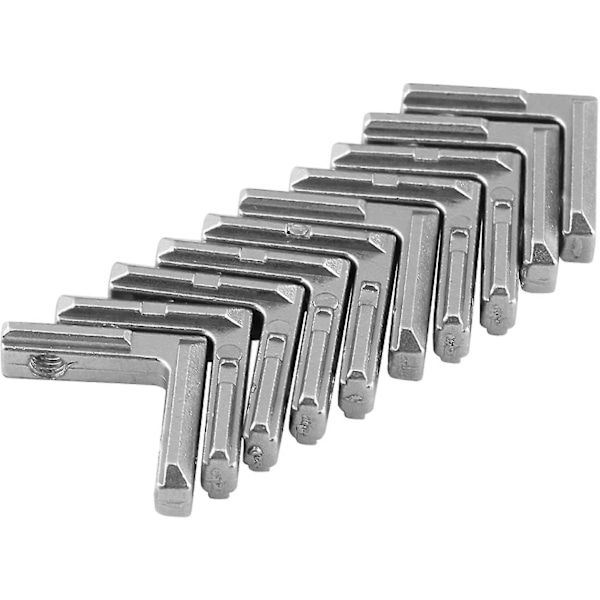 L-Formet Aluminium Profil, T-Spor 10 stk T-Spor Indvendige Hjørnebeslag Forbindelse Gave