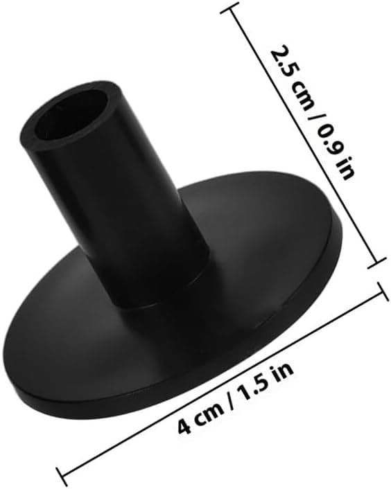 2 stk. cymbalplastikkhylsesett filtskiver med plasthåndskrueknapp multifunksjonell