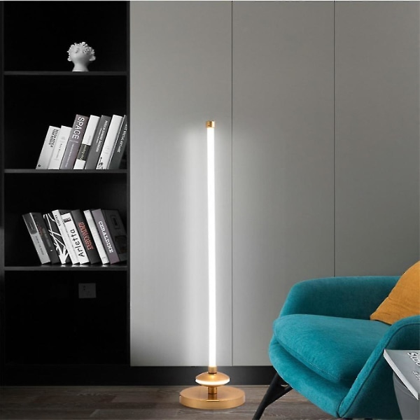LED Vertikal Lång Remsa Golvlampa 360 Grader Ljus