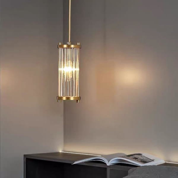 LED-hængelampe Køkkenø Soveværelse Krystal Guld
