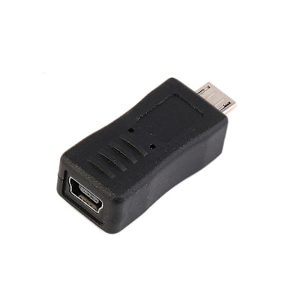 USB 2.0 Mini A 5P Hannkontakt til Micro B 5P Hunnkontakt Adapter