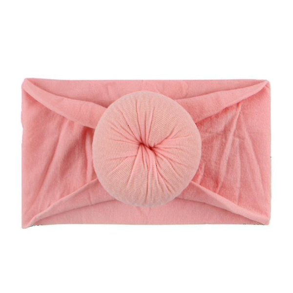 Barne-Donut Solid Elastisk Turban Hodebånd