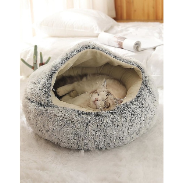 Uusi tyyli lemmikkikoira kissan sänky Pyöreä Pehmo Lämmin Bed House Pehmeä