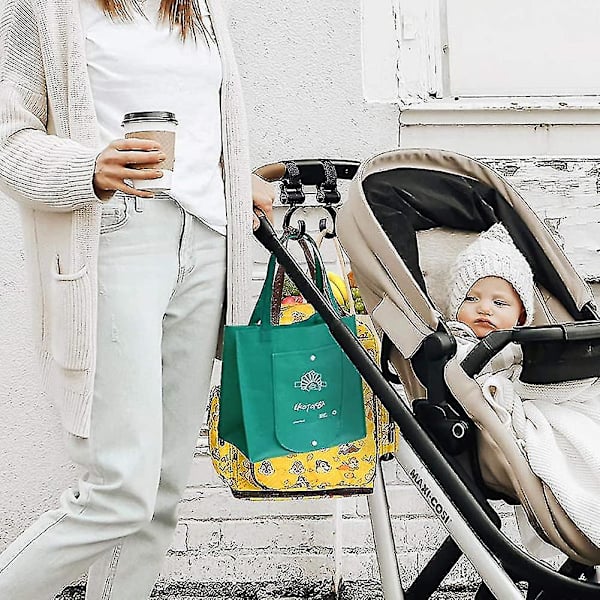 4 Styk Barnevognskroge Buggy Kroge Taskekroge Fastgør Dine Indkøbsposer Sikkert