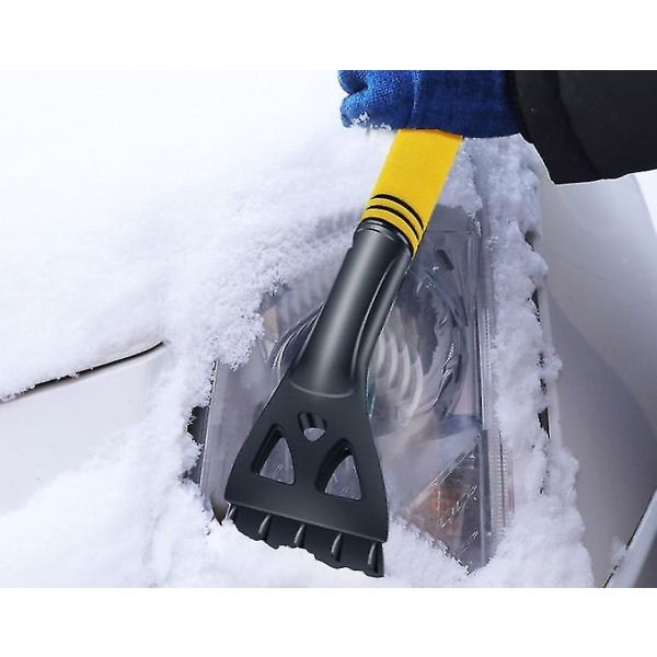Snøskuffe for bil, avtakbar snøkost, vindusskrape