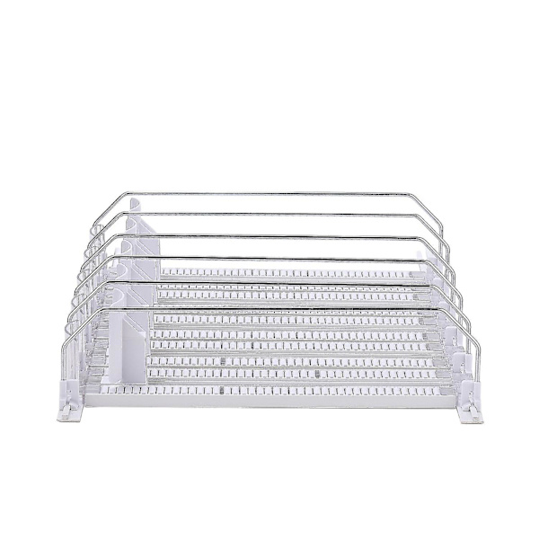 31 cm Drikkeorganisator Køleskab Hvid Automatisk Pusher Glide