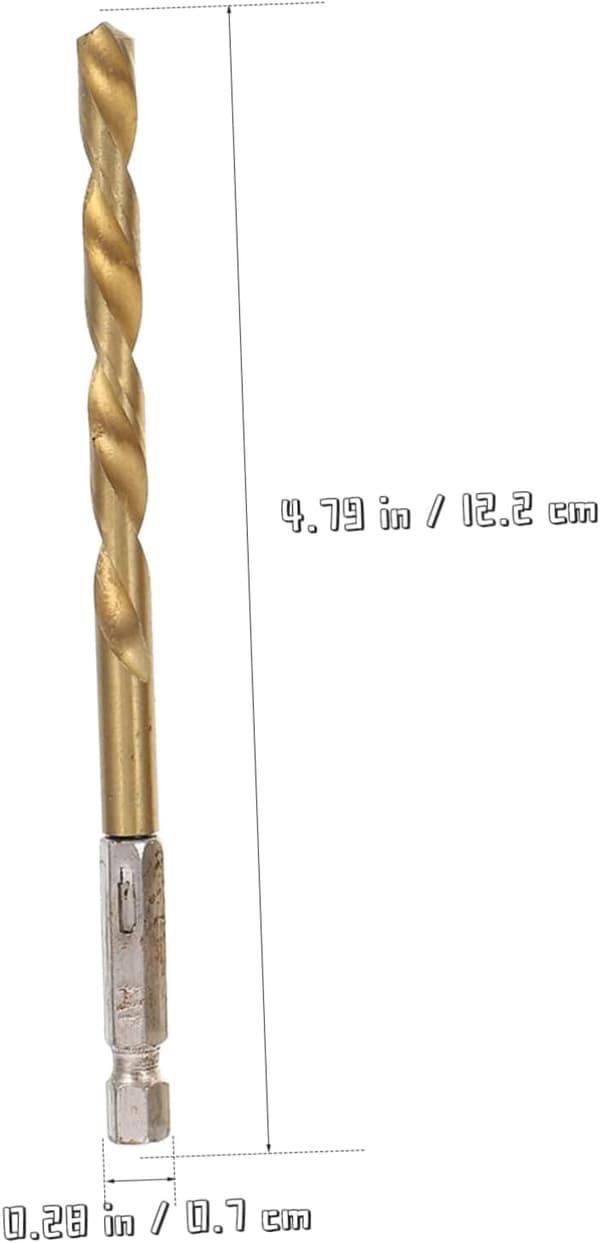 13 stk. profesjonelle bor metallbor lange vridde for tre plast metall