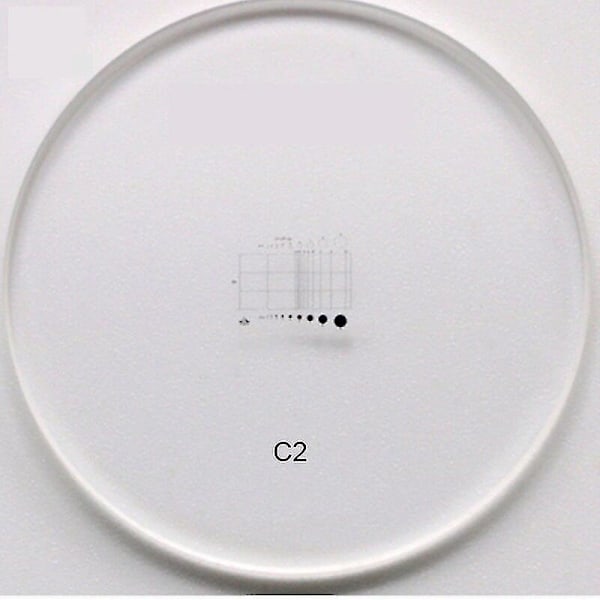 C1-C7 0,01 mm Mikroskopglas Retikel Kalibreringslinjal Mikrometer