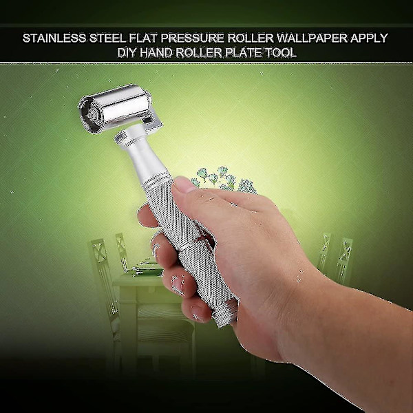 Tapetruller Tapetruller Syning DIY Tapetruller Rulle Rustfrit Stål Sølv 40mm