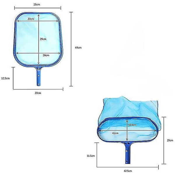 Profesjonell bassengskimmer Heavy Duty Bladskimmer Fint Mesh