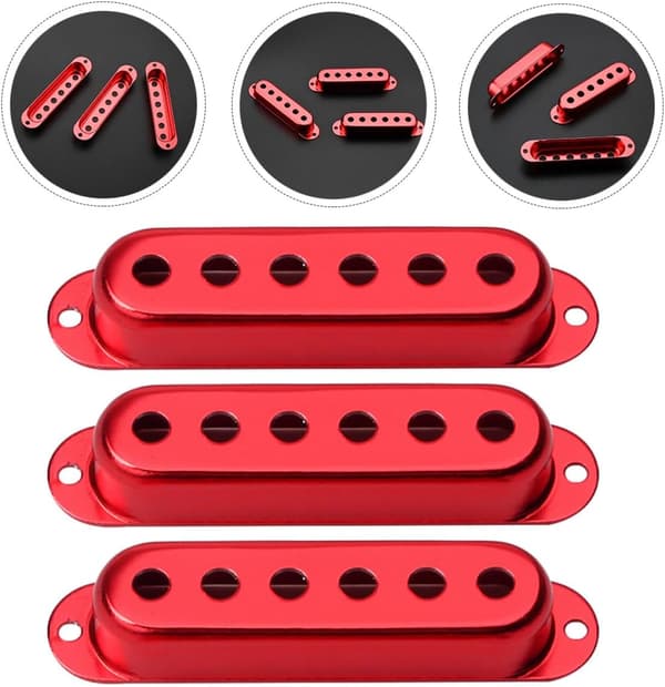 Elgitarr Pickup Skyddskåpa Metall 48/50/52Mm Kopparlock Slagtålig Lämplig för Gitarrtillbehör