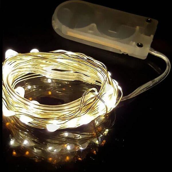 2m 20 Lamppuinen Koristeellinen LED-Valojoukko Ulkokäyttöön Puutarhaan