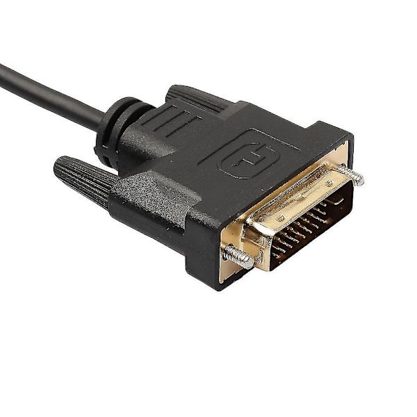 1,8 m DVI D till DVI-D Guld Han 24+1 Stift Kabel