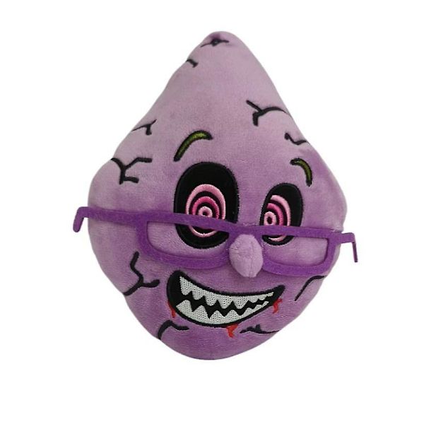 Uudet Ms.lemons Lemon ja Mr. Tomato Pehmolelut, Pehmolelujen Ympäröimä Peli Purple