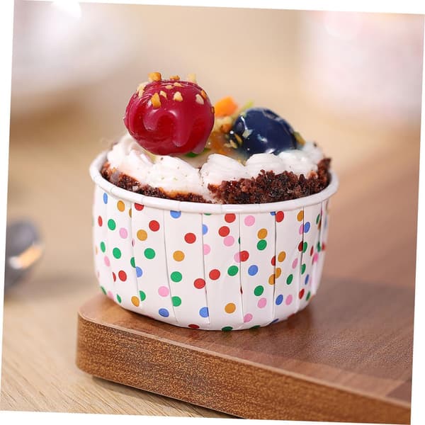 300 stk. bagekopper papir cupcakeforme muffinforme til bagning cupcakeetuier til hjemmebagerier og fester