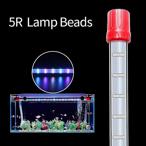 Akvarium LED Lys Fiskedam Plante Lampe Akvatisk Belysning