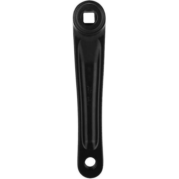 Sykkelkrank Universal 170mm Aluminium Legering Venstre Enkeltkjede Krankarm Sykkelutskifting Krankarm (svart) (1 stk)