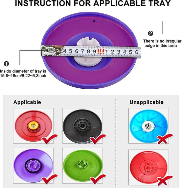 3-pak Premium Erstatningsmopphoder for 360° Roterende Rund Spin Magic Mopp
