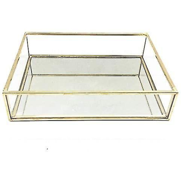 Handgjord Vintage Metall och Glas Cupcakesställ