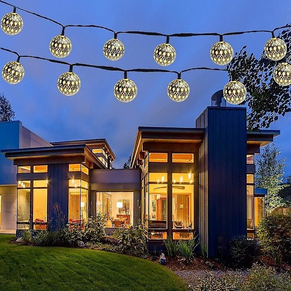 Solcelled Marokkanske Lysstreng LED Globe 6m IP65