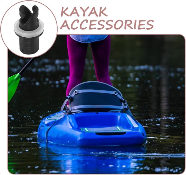 Paddleboard-oppustningsadapter Skrueventil Kajak-luftpumpeadapter