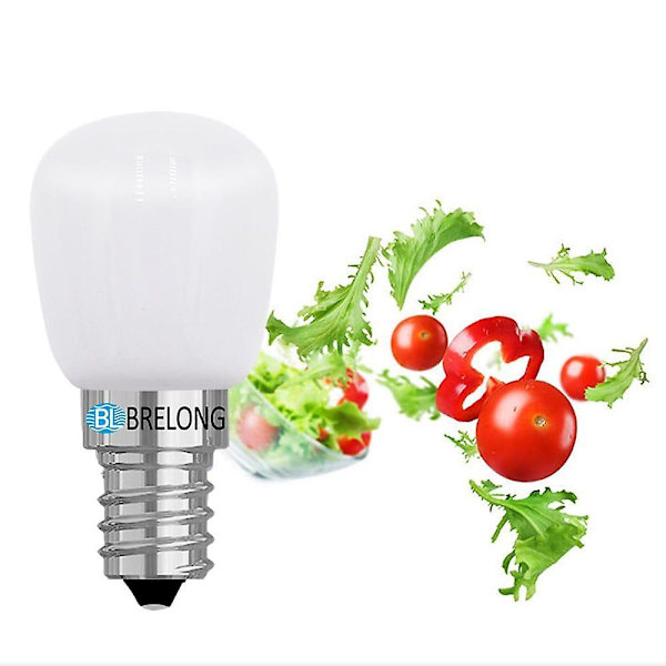 5 kpl 2W 1LED himmennettävää jääkaappilamppua E14 E12