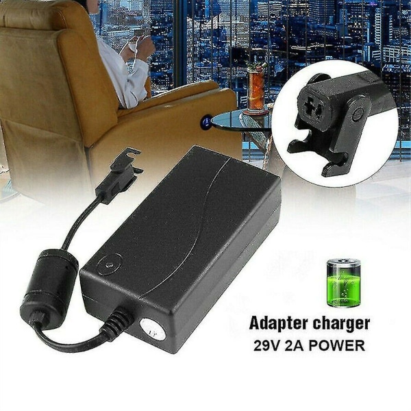 29V/AC/DC Strømforsyning Elektrisk Recliner Sofa Stol Adapter Transformer Verktøy - Plugg