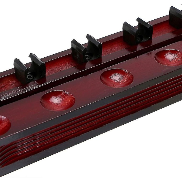 En Sæt Pool Cue Rack Vægmontering Stick Rack Træ Billiard Holder Stativ