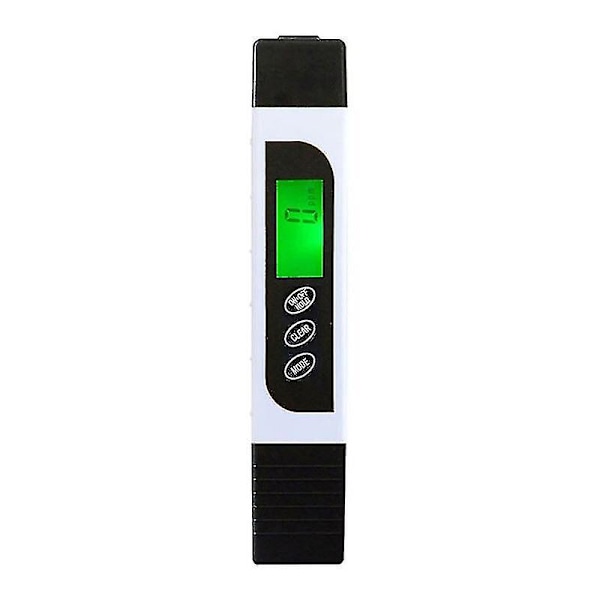 Vandkvalitetstestpen TDS Vandmåler Drikkervand TDS Tester Pen Med Baggrundsbelysning Vandrenhed Temperaturkontrol