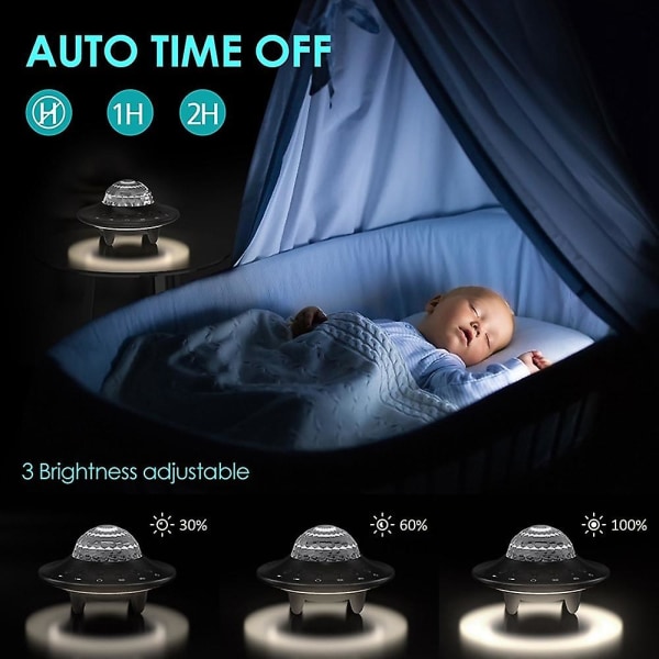 Galaxy Projector Starry Sky Laser Ufo Night Light Bluetooth Home