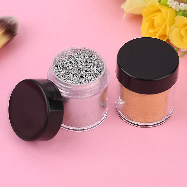 1 Eske 10g Speilglitterpulver Neglekunst Krom Manikyr