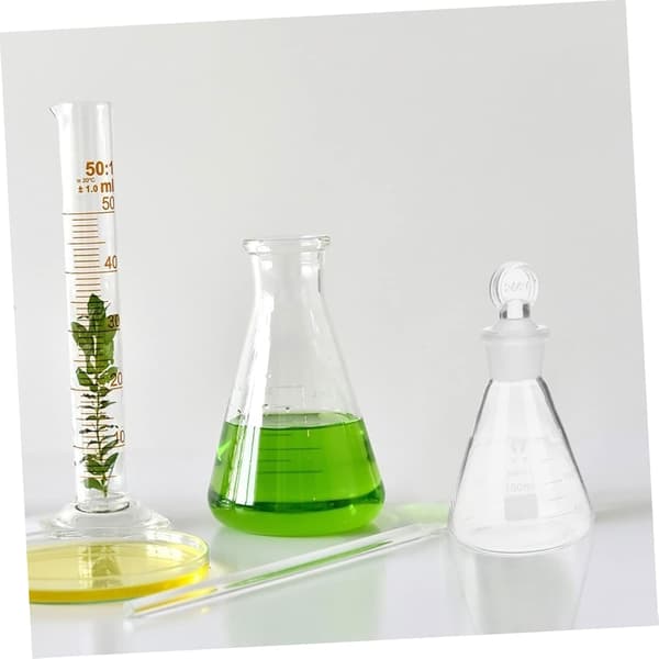 150 ml glassbeger Erlenmeyer-kolbe for eksperiment med presis skala og god forsegling