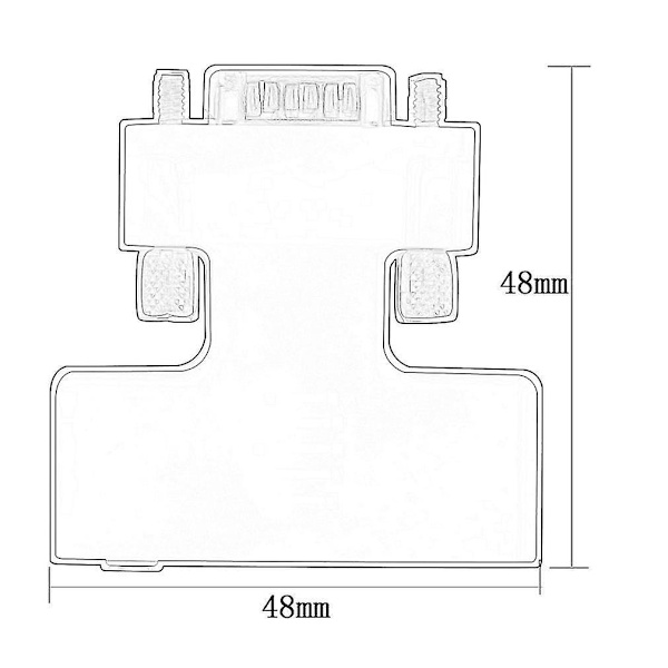 HDMI Hun til VGA Han Konverter + Lydkabel 1080p