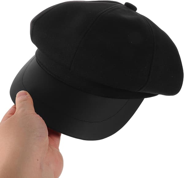 Retro Baret Hat til Kvinder Blødt Uldmateriale Stilfuldt Fransk Design