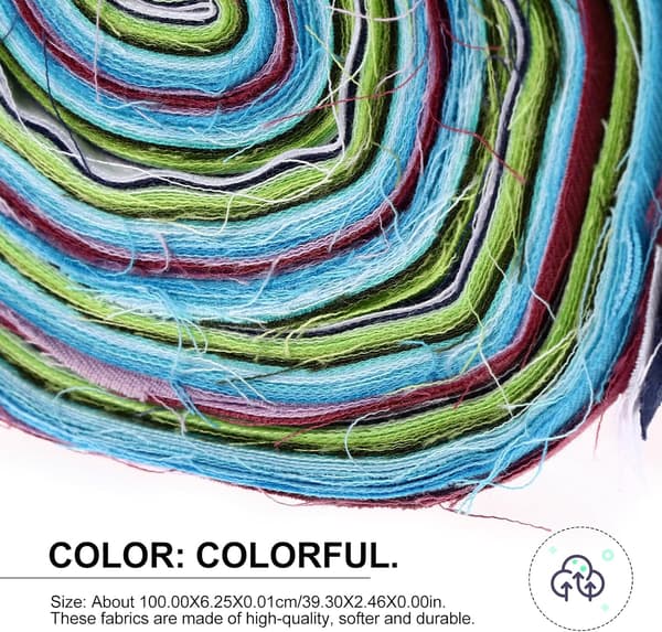 36 stk. rene bomuldsstrimler lange stofstrimler til patchwork håndværk patchwork quilt