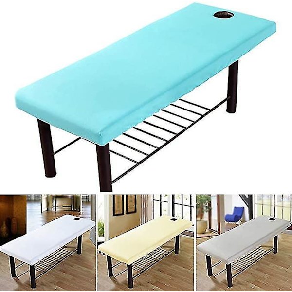 Massagebordslakan Spa-soffa Hål Polyester Elastisk Omslag