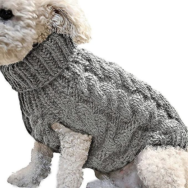 Hundefrakke Pet Sweater Jumper Kat Twist Stribet efterårsvintervest