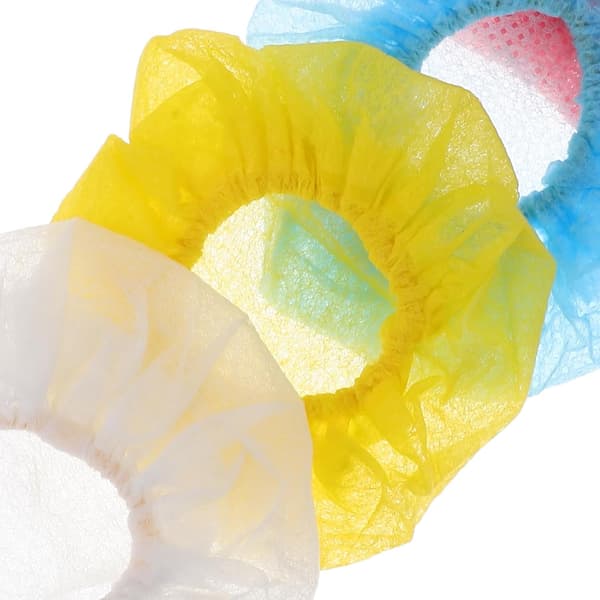 100 st mikrofonöverdrag Engångs vindruta för mikrofon Non-woven tyg Elastisk