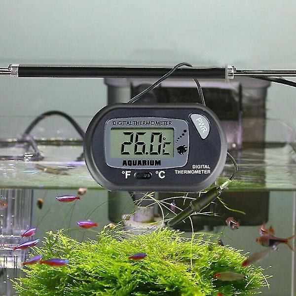 LCD Digital Akvarium Termometer Vanntemperatur