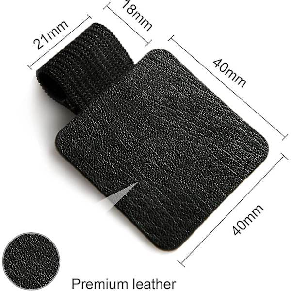 Notesbog Selvklæbende Pen Ring Elastisk Penholder (tilfældig farve) 8 stykker