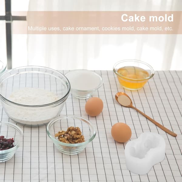 DIY Bageform Cookie Kageform til Bagning 3D Mousse Form Silikone Materiale Flere Anvendelsesmuligheder