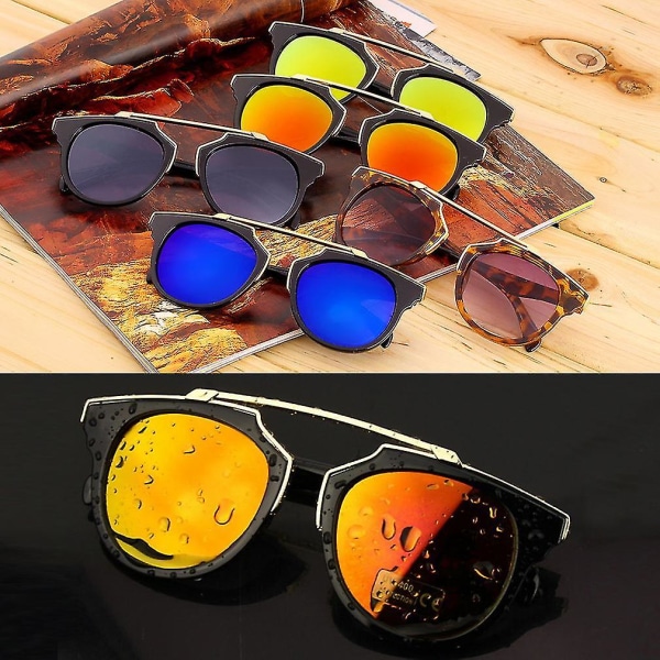 Unisex UV400 Cat Eye Vintage solbriller Sportsbriller