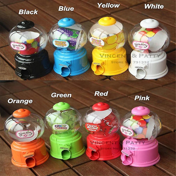 Mini Godisautomat Bubbeltuggummi Dispenser Spargris