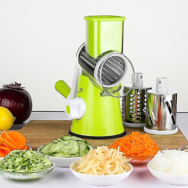 Multifunksjonell Grønnsaksskjærer Rotasjonsrive Slicer